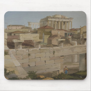 Tapis De Souris Vue du parthenon du Propylaea, plat 7