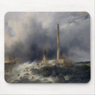 Tapis De Souris Vue du phare chez Gatteville