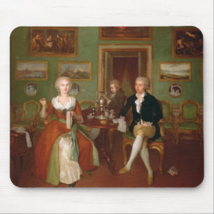 Tapis De Souris Vue d'un salon, 1780