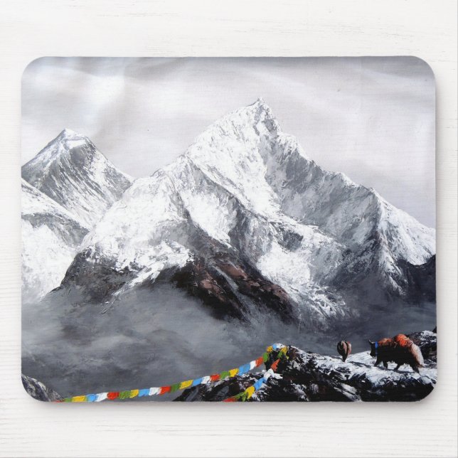 Tapis De Souris Vue Panoramique Sur Everest Mountain (Devant)