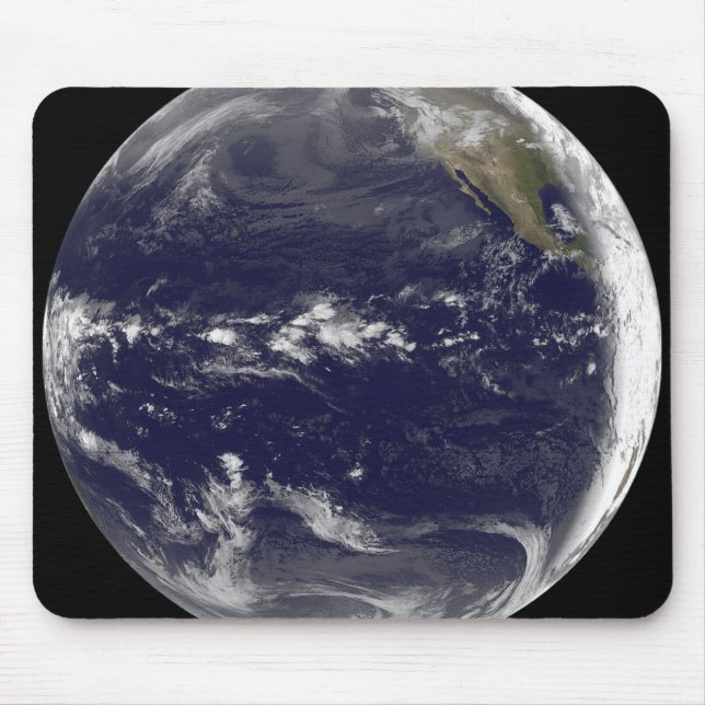 Tapis De Souris Vue satellite de la Terre (Devant)