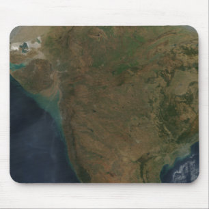 Tapis De Souris Vue satellite de l'Inde centrale