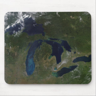 Tapis De Souris Vue satellite des Grands Lacs