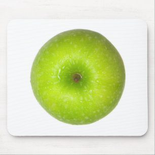 Tapis De Souris Vue supérieure de pomme verte