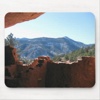 Tapis De Souris Vue sur la montagne depuis les habitations de Clif