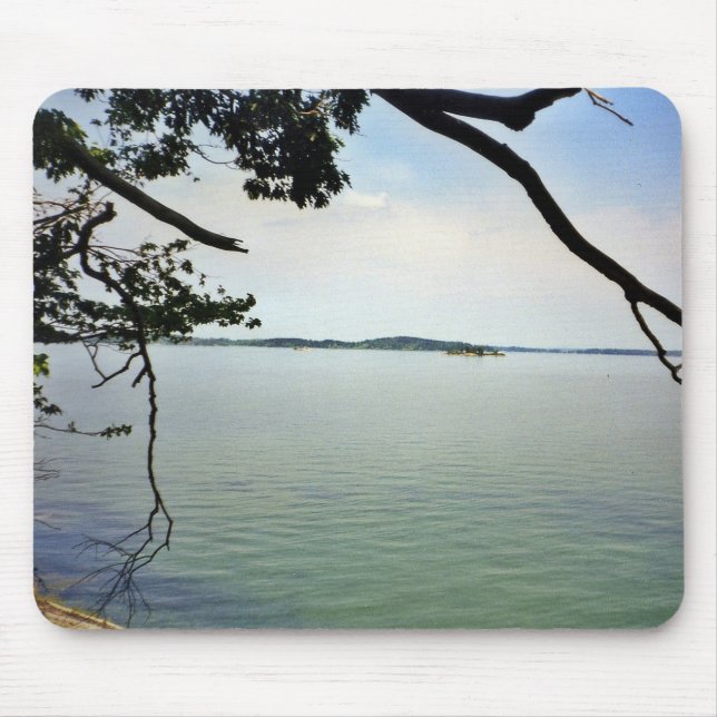 Tapis De Souris Vue sur la rivière créée sur un (Devant)