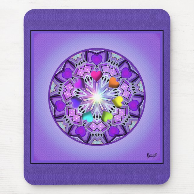 Tapis De Souris W2 pourpre (Devant)