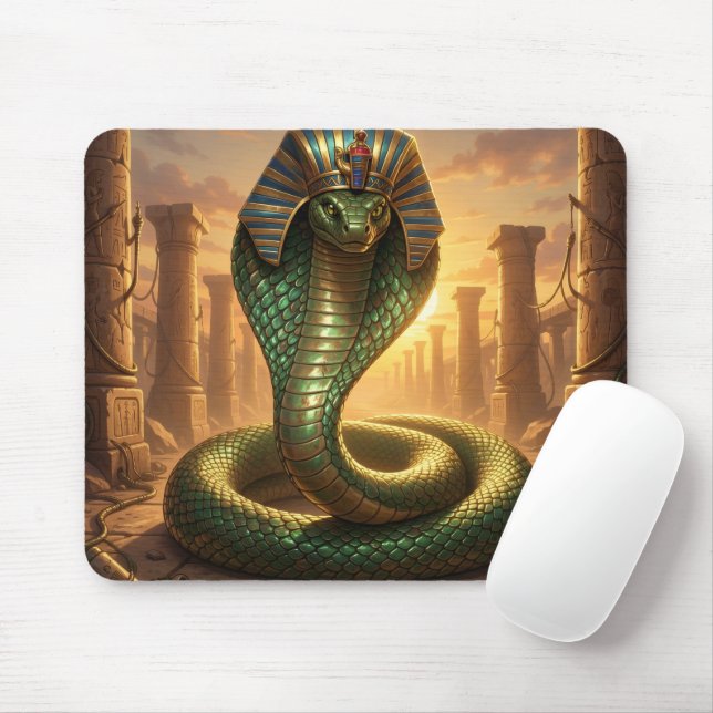 Tapis De Souris Wadjet – Déesse serpent égyptienne´6 (Avec souris)