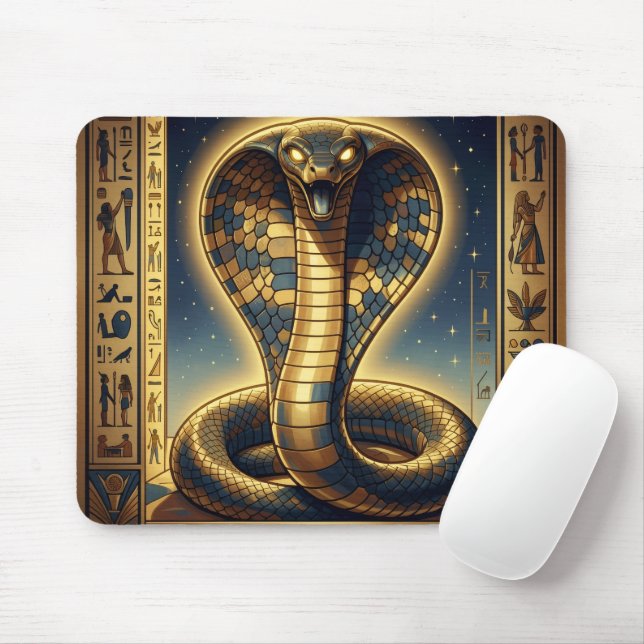 Tapis De Souris Wadjet – Egyptian Cobra Goddess´3 (Avec souris)