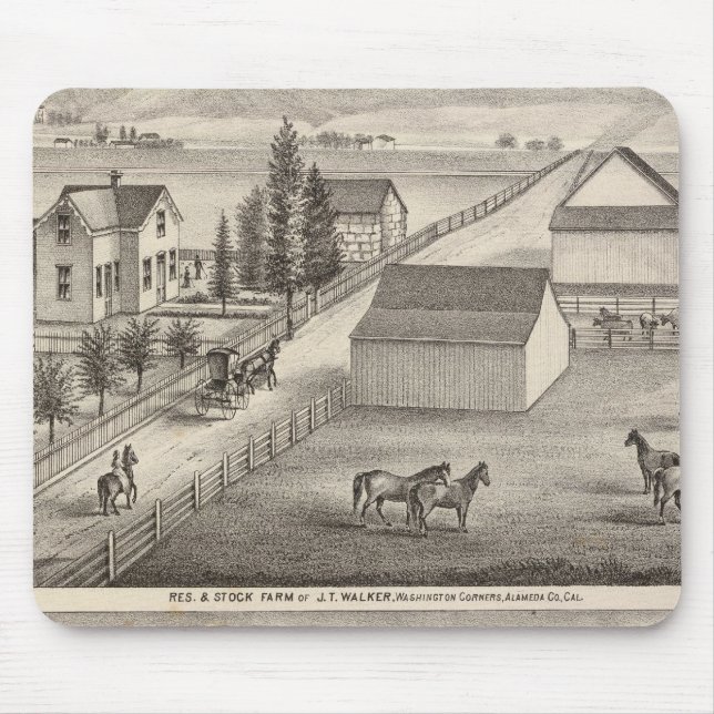 Tapis De Souris Walker, Résidences du Knittel, fermes (Devant)