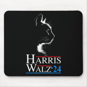 Tapis De Souris Waltz 2024 Cat Election Kamala Harris Tim Walz 202
