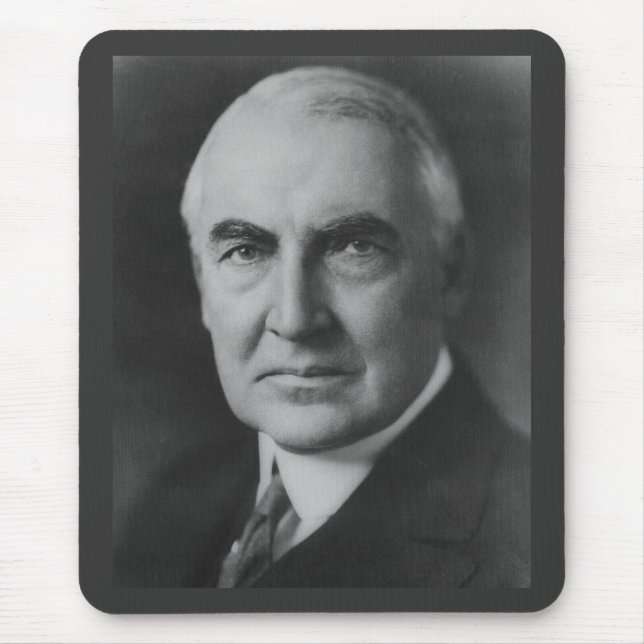 Tapis De Souris Warren G. Harding 29e Président (Devant)