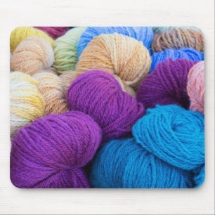 Tapis De Souris Washington, Seabeck. Boules de fil coloré