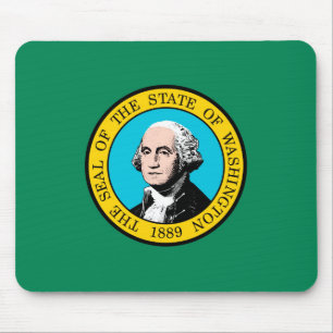 Tapis De Souris Washington State Flag Design