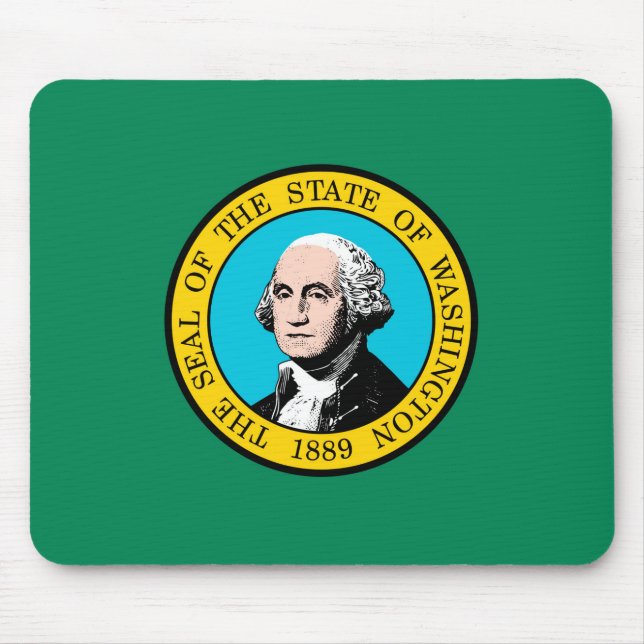 Tapis De Souris Washington State Flag Design (Devant)