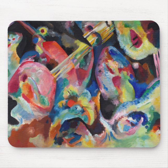 Tapis De Souris Wassily  Kandinsky Improvisation Flood (1914) (Devant)