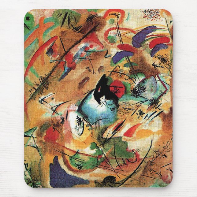 Tapis De Souris Wassily Kandinsky - Improvisation, Rêveuse, (Devant)