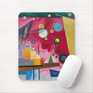 Tapis De Souris Wassily Kandinsky Schweres Rot 1924 Art Abstrait