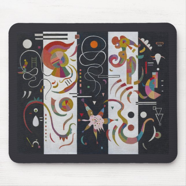 Tapis De Souris Wassily Kandinsky , " STRIPE " (Devant)