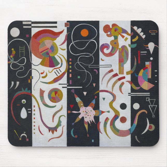 Tapis De Souris Wassily Kandinsky , " STRIPE " (Devant)