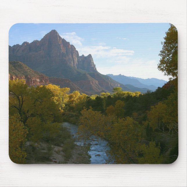 Tapis De Souris Watchman Peak, Parc national de Virgin River Zion (Devant)