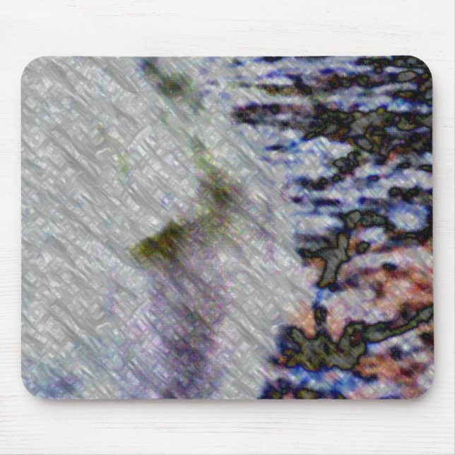 Tapis De Souris Water Runner, abstrait numérique (Devant)