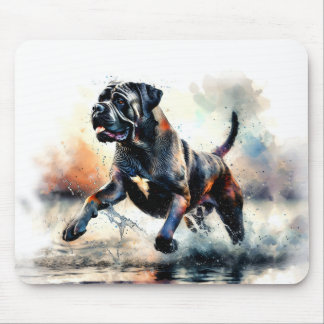 Tapis De Souris Watercolor Cane Corso dog