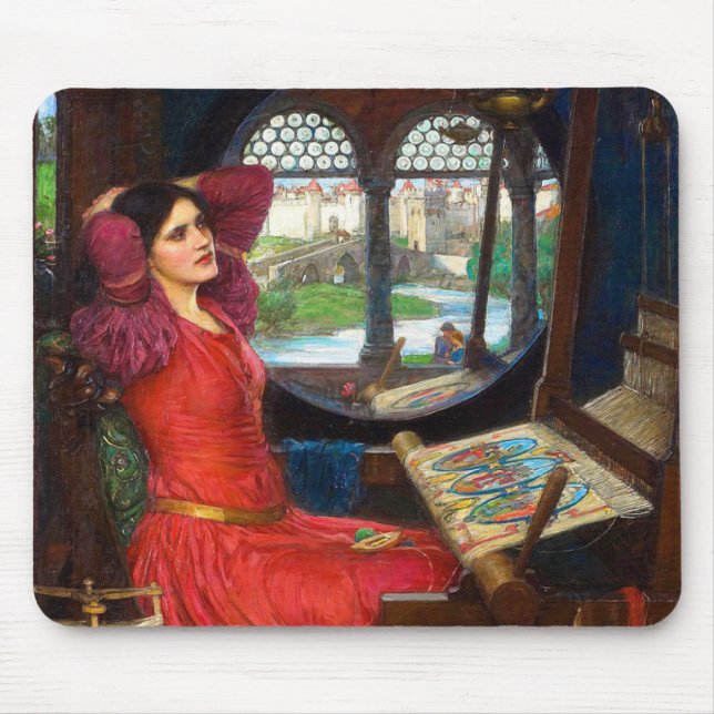 Tapis De Souris Waterhouse I Am Half-Sick of Shadows (Devant)