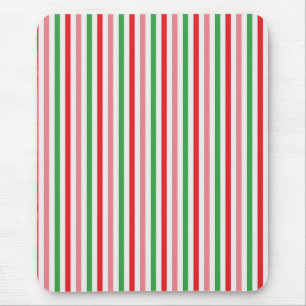 Tapis De Souris Watermelon Summer Stripes Papier numérique