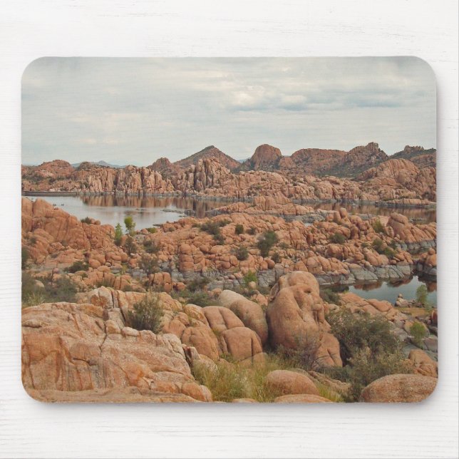 Tapis De Souris Watson Lake Prescott Arizona Photo Red Rock (Devant)