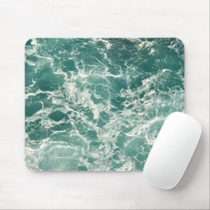 Tapis De Souris Waves Blue Green