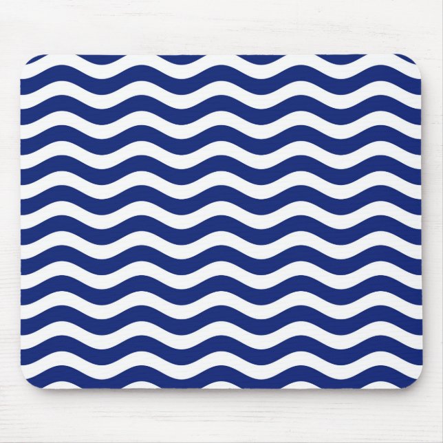 Tapis De Souris Wavy Navy (Devant)