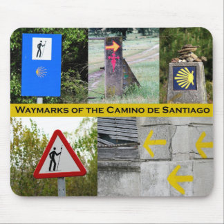 Tapis De Souris Waymarks du Camino De Santiago Mousepad