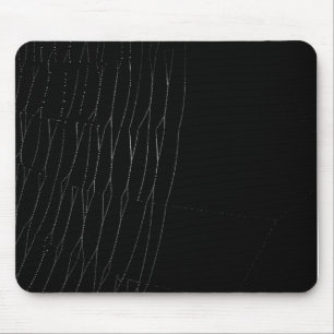 Tapis De Souris Web blanc avec Arrière - plan noir