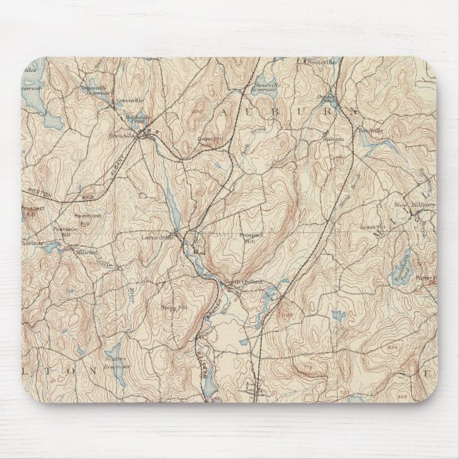 Tapis De Souris Webster, Massachusetts (Devant)