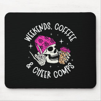 Tapis De Souris Weekends Coffee Cheer Mom Of A Cheerleader Mother 