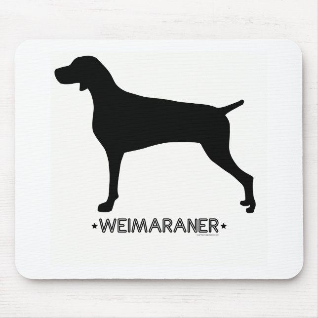 Tapis De Souris Weimaraner Mousepad (Devant)