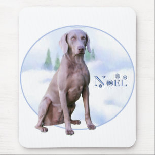 Tapis De Souris Weimaraner Noel