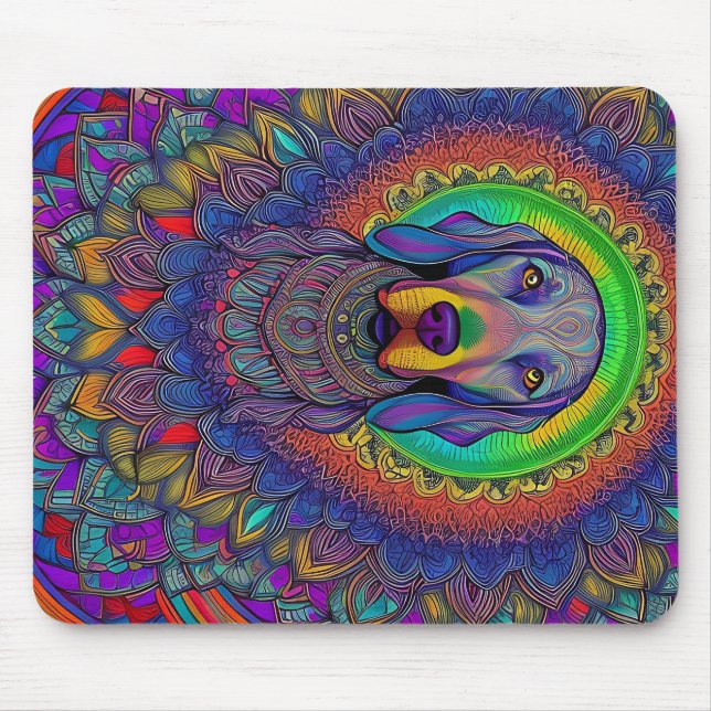 Tapis De Souris Weimmandala Mouse Pad (Devant)