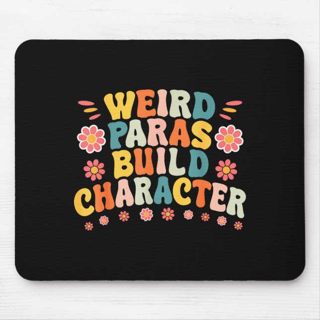Tapis De Souris Weird Paras Build Characters Funny Para Profession (Devant)