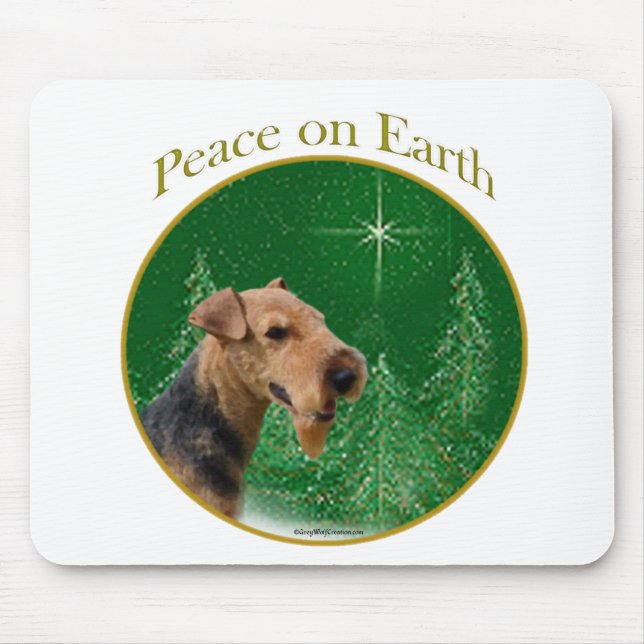 Tapis De Souris Welsh Terrier Peace (Devant)