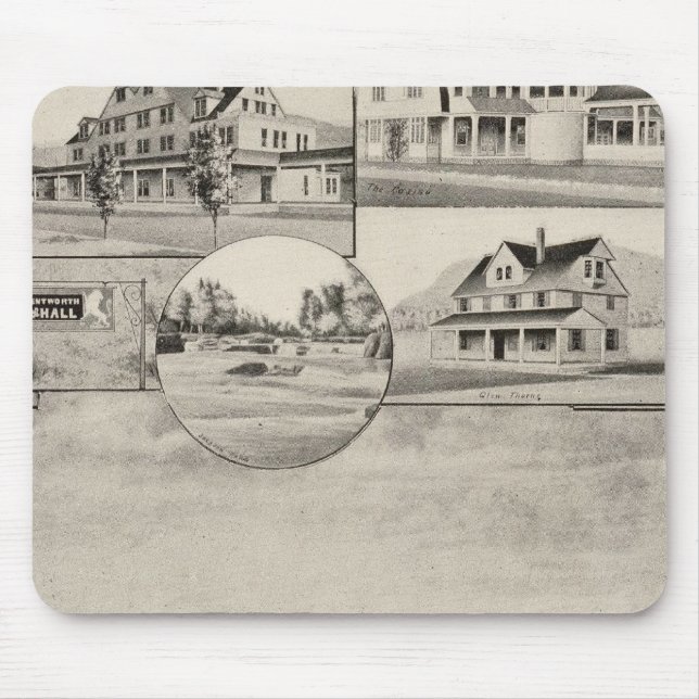 Tapis De Souris Wentworth Hall, Cottages (Devant)