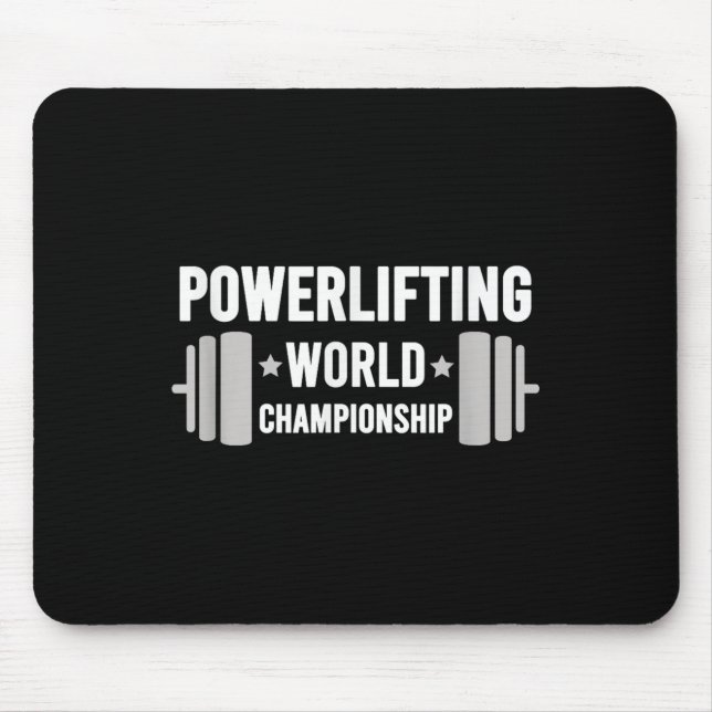 Tapis De Souris Werlifter Motivational Gym Werlifting World Chamon (Devant)