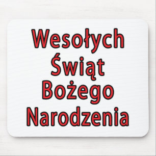 Tapis De Souris Wesolych Swiat Bozego Narodzenia