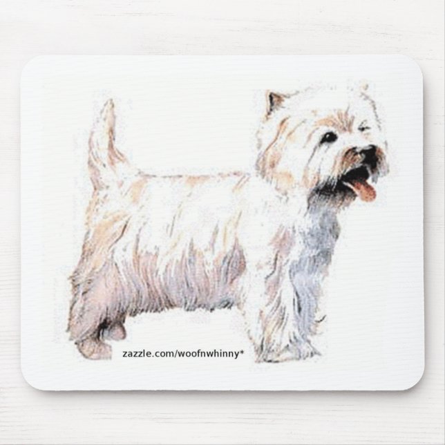 Tapis De Souris West Highland White Terriers (Devant)
