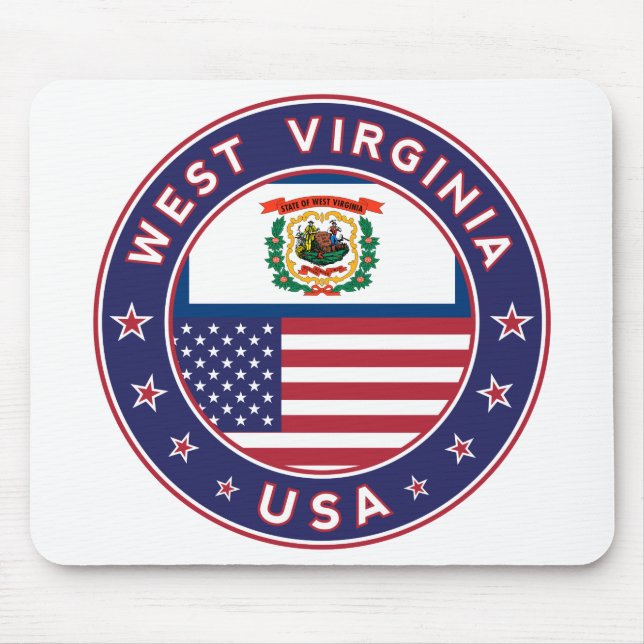Tapis De Souris West Virginia (Devant)