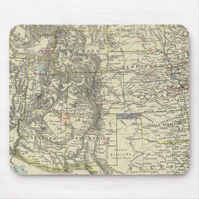 Tapis De Souris Western américain (Devant)