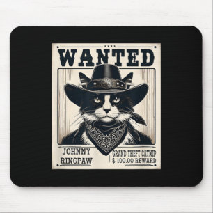 Tapis De Souris Western Cat Cowboy Muchshot Recherché