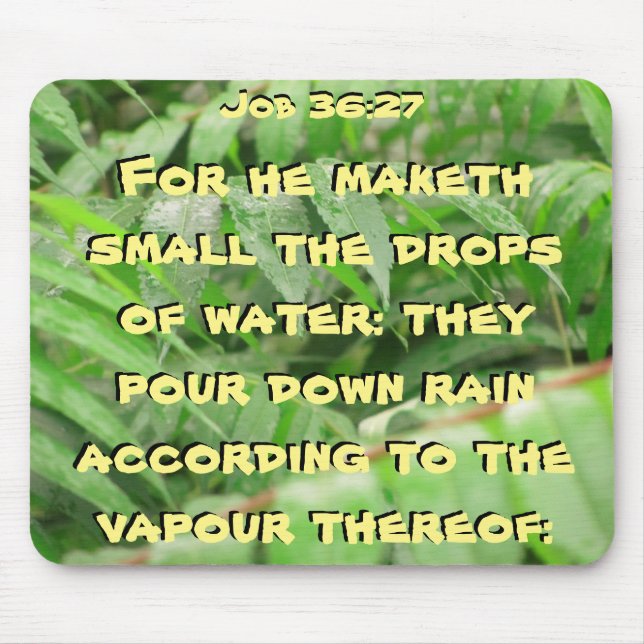 Tapis De Souris Wet sumac Job Bible soumission (Devant)