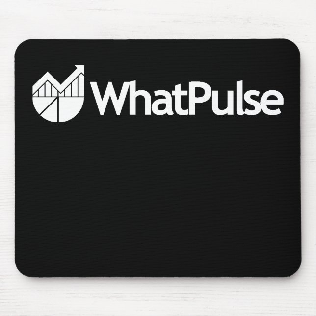 Tapis De Souris WhatPulse Mousepad - noir (Devant)